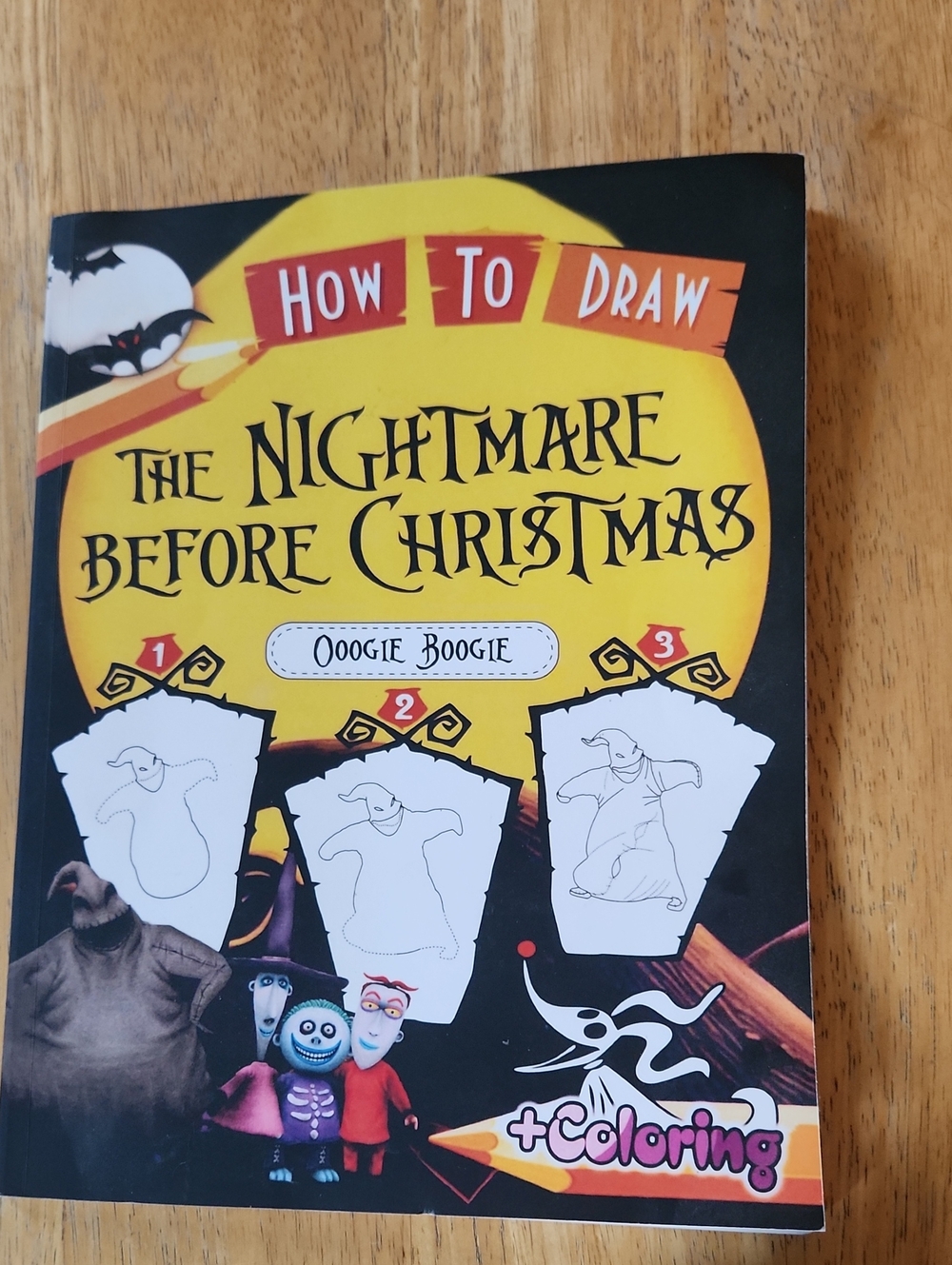 How to Draw The Nightmare Before Christmas: Oogie Boogie Coloring Book